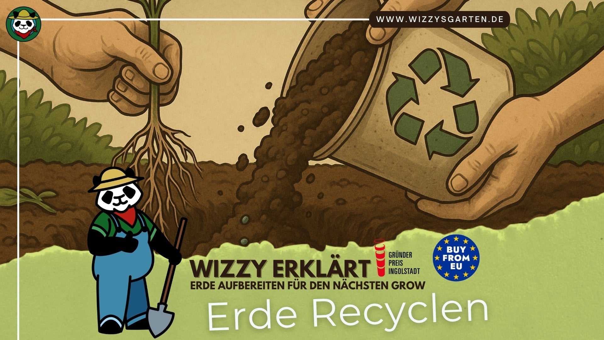 Erde recyceln und neu beleben – mit Wizzy’s Magic Soil Bundle