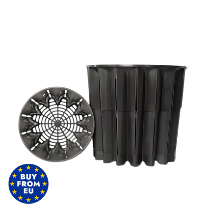 Roothus Anti-Spiral Pflanztopf für Cannabis | 1 L & 3 L Varianten