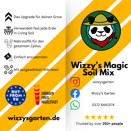 Magic Soil Mix - Wizzy's Living Soil | Kein pH-/EC-Messen und für Anfänger geeignet