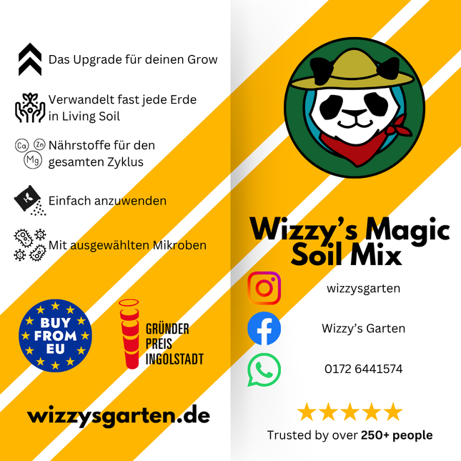 Magic Soil Mix - Wizzy's Living Soil | Kein pH-/EC-Messen und für Anfänger geeignet