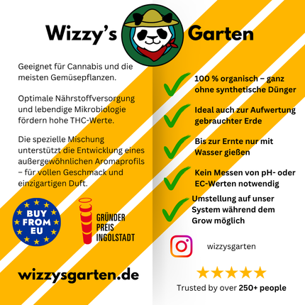 Magic Soil Mix - Wizzy's Living Soil | Kein pH-/EC-Messen und für Anfänger geeignet
