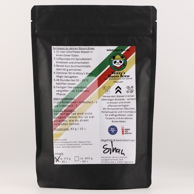 Wizzy's Bloom Brew - Next Level Blütetee DIY Packung