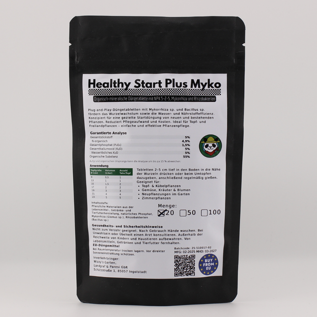 Healthy Start Plus 5-2-5 – NPK-Düngetabletten mit Mykorrhiza